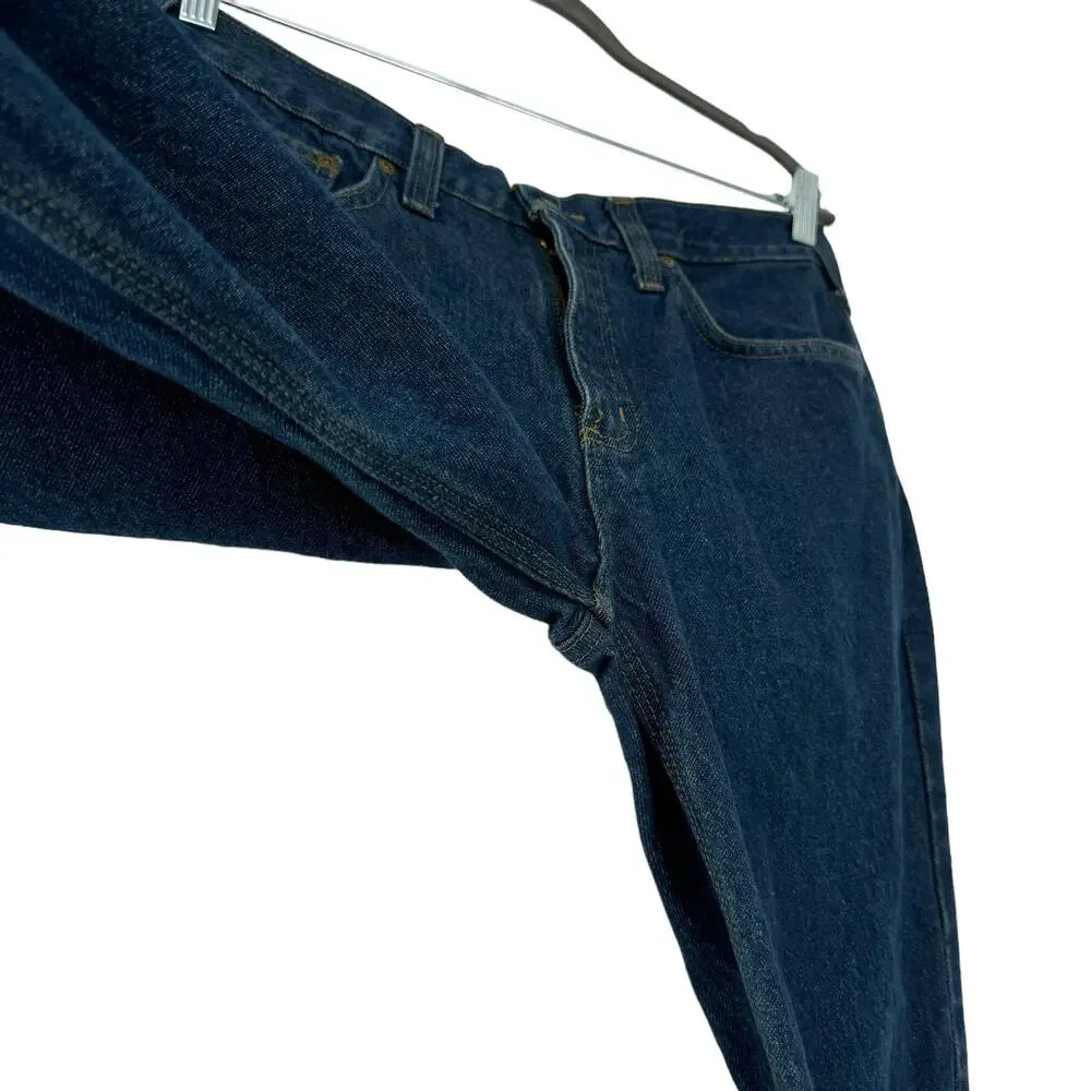 Vintage‎ Carhartt Denim Jeans Relaxed Fit B460DVB Triple Stitch 34x30 *32x28.5